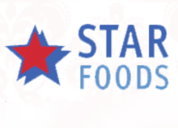 words star foods next to blue and red stars