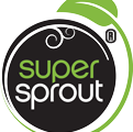 Super Sprout Logo in Green and Black Coloring