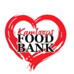 The words kamloops food bank in a red love heart