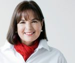 head shot of chef Ina Garten in red scarfe