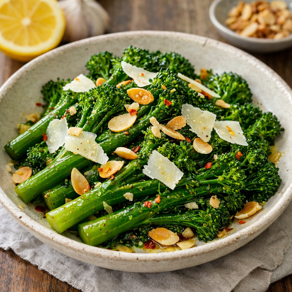 Warm Broccokini Salad