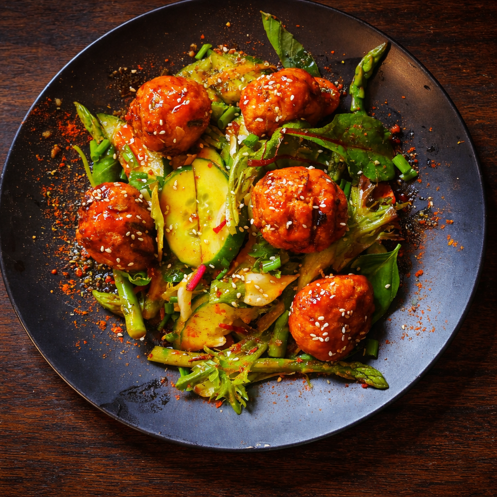 Pork and sweet potato balls recipe