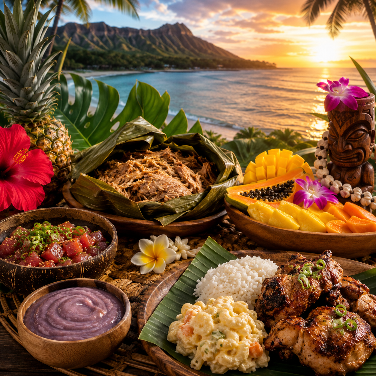 Polynesian Hawaiian Cuisines - Fresh & Celebratory
