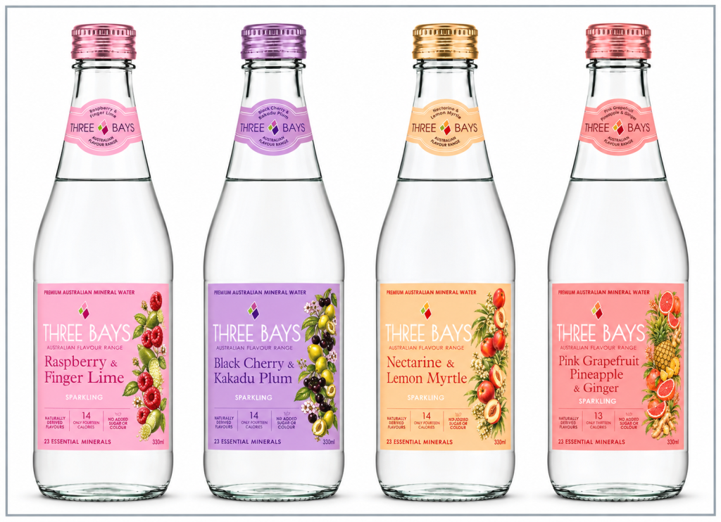 three bays flavoured mineral water range  1024x742 - Three Bays Mineral Water